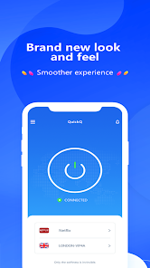 QuickQ在Google Play展示的客户端界面